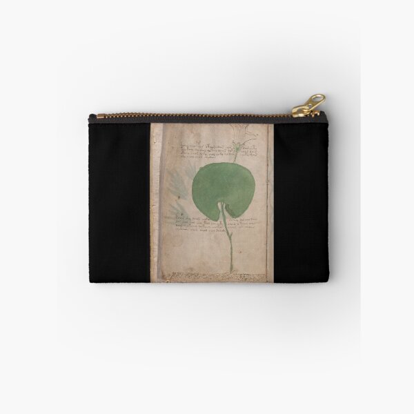 Item preview,  Voynich manuscript book cover  Illustrated codex green  leaves designed and sold by TeeARTHY.