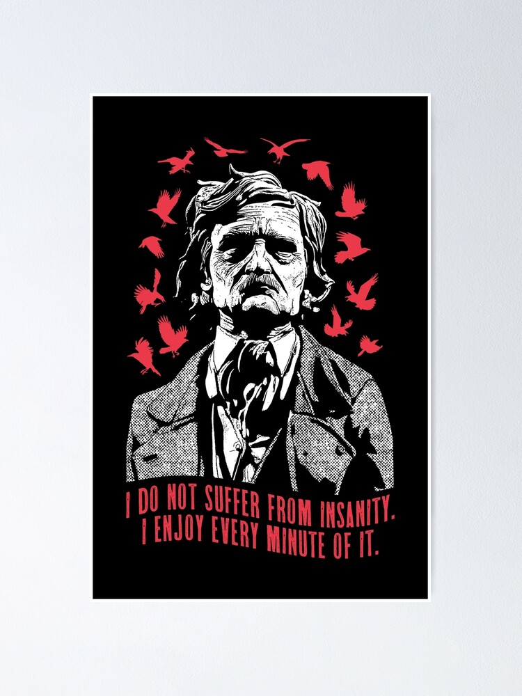 I Do Not Suffer From Insanity Edgar Allan Poe T-Shirt I Do Not Suffer From Insanity Edgar Allan Poe T-Shirt