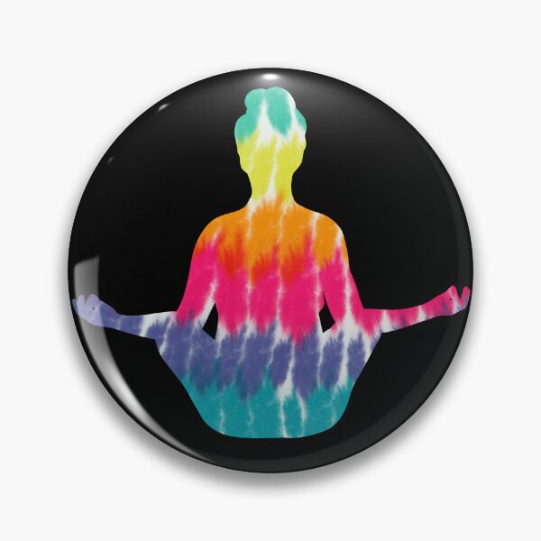 Item preview, Yoga Lotus Position With Tie dye Print For Yoga Lover designed and sold by JokeGysen.