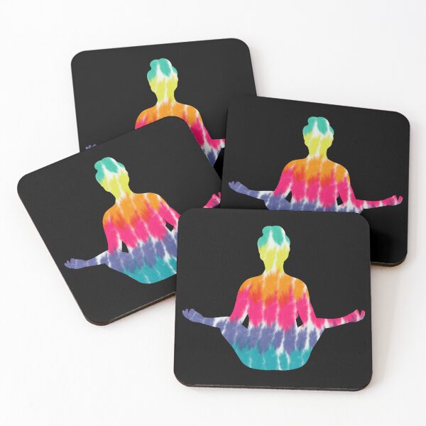 Item preview, Yoga Lotus Position With Tie dye Print For Yoga Lover designed and sold by JokeGysen.