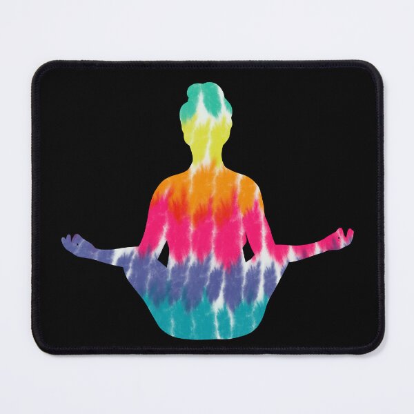 Item preview, Yoga Lotus Position With Tie dye Print For Yoga Lover designed and sold by JokeGysen.