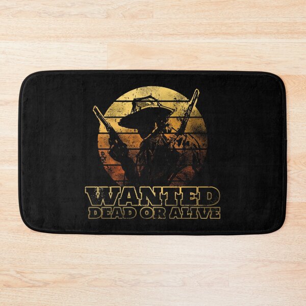 Artikelvorschau, Spaghetti-Western-Cowboy – Wanted Dead or Alive Poster entworfen und verkauft von Area31Studios.