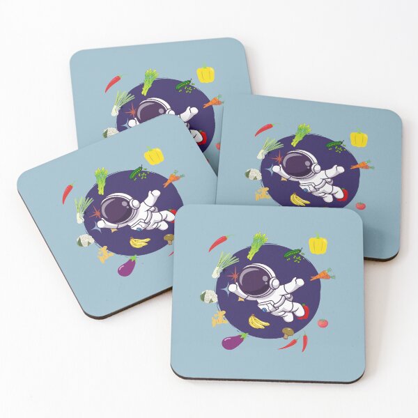Item preview, Vegetables in Space - Vegans are everywhere designed and sold by Lauraloris.