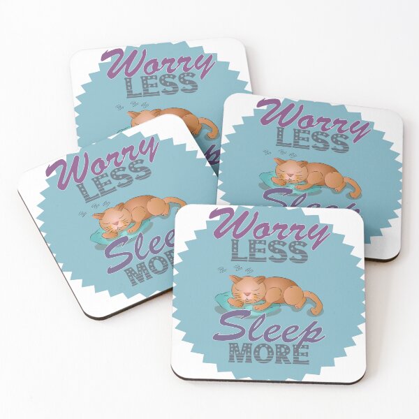 Item preview, Worry Less Sleep More designed and sold by karyalangit.