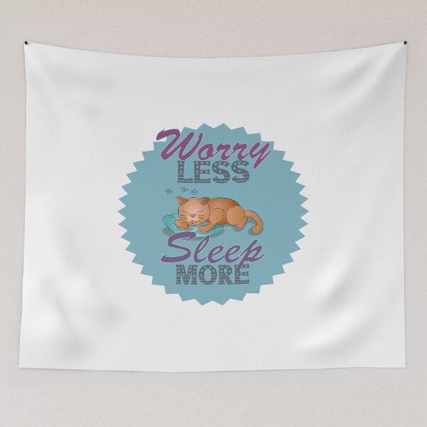 Item preview, Worry Less Sleep More designed and sold by karyalangit.