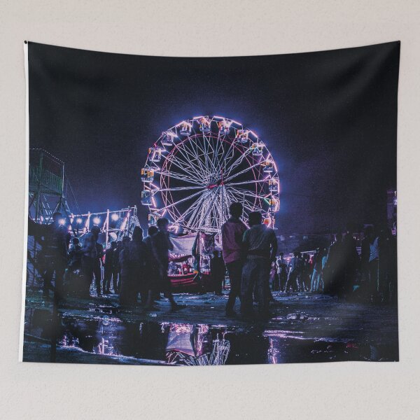 Item preview, beautiful ferris wheel at night ferris wheel designed and sold by Asombrosa.