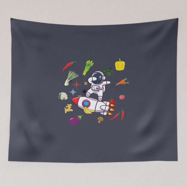 Item preview, Vegetables in Space designed and sold by Lauraloris.
