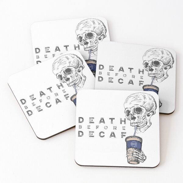 Item preview, Death Before Decaf designed and sold by olddepotcoffee.