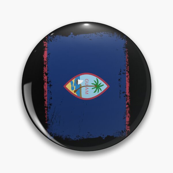 Item preview, Guam Flag Distressed designed and sold by rafaeltto.