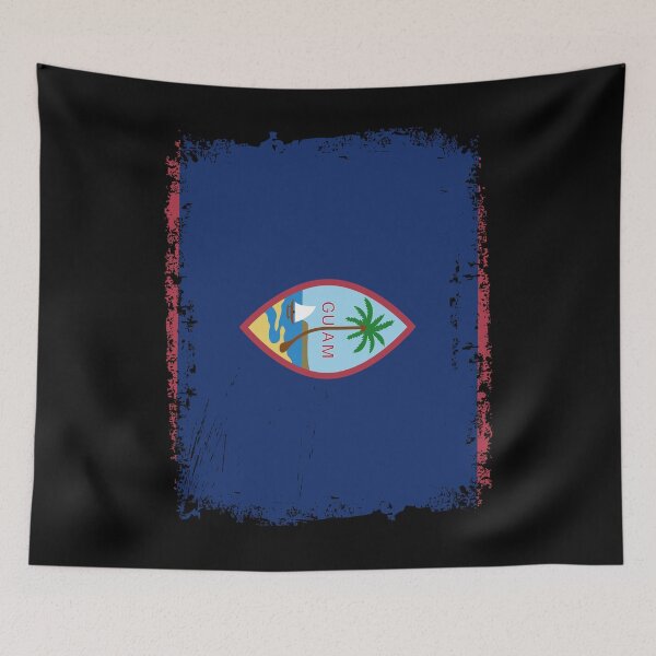 Item preview, Guam Flag Distressed designed and sold by rafaeltto.