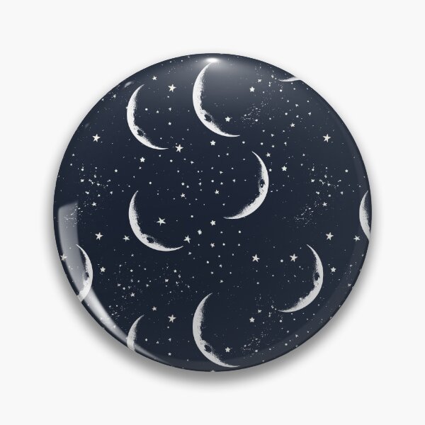Item preview, Moons and stars at night designed and sold by OtterFactory.
