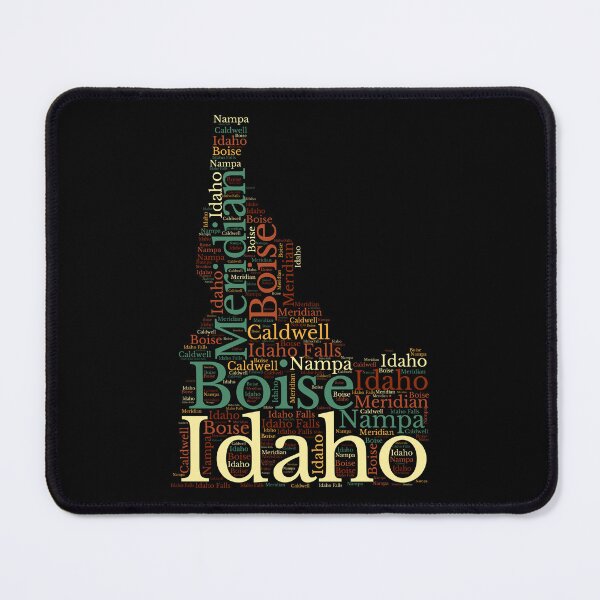 Item preview, Idaho Map and Cities designed and sold by labatchino10.