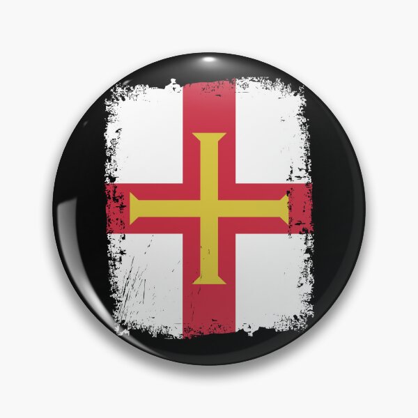 Item preview, Guernsey Flag Distressed designed and sold by rafaeltto.