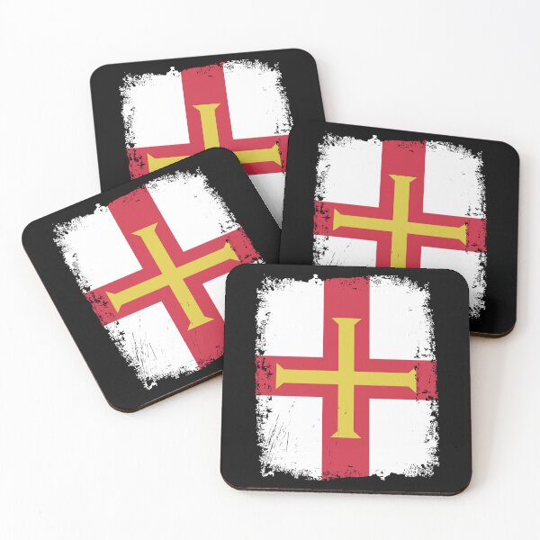 Item preview, Guernsey Flag Distressed designed and sold by rafaeltto.