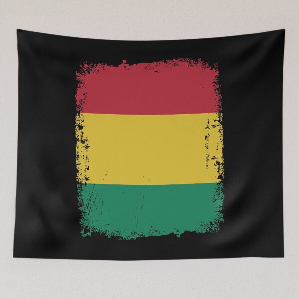 Item preview, Guinea Flag Distressed designed and sold by rafaeltto.