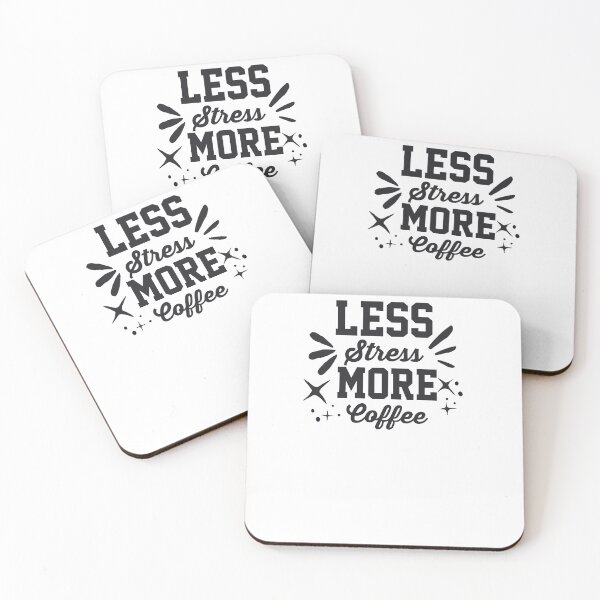 Item preview, Less Stress More Coffee  designed and sold by papaipapai198.