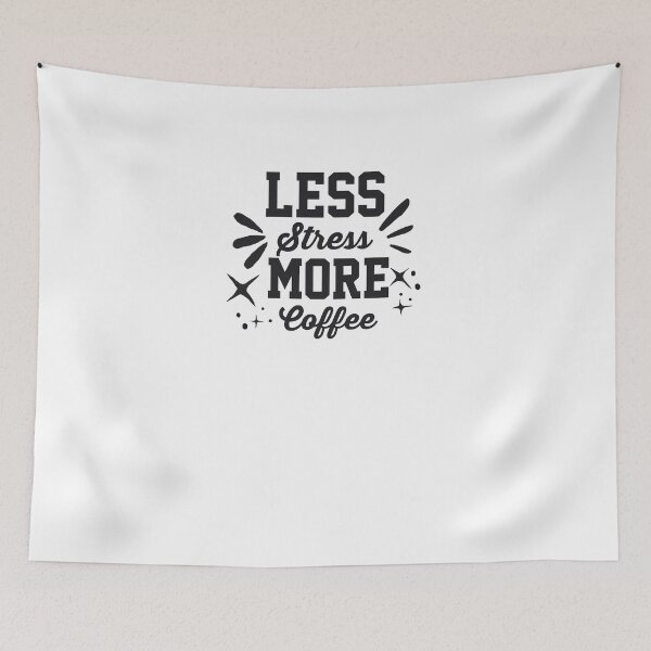 Item preview, Less Stress More Coffee  designed and sold by papaipapai198.