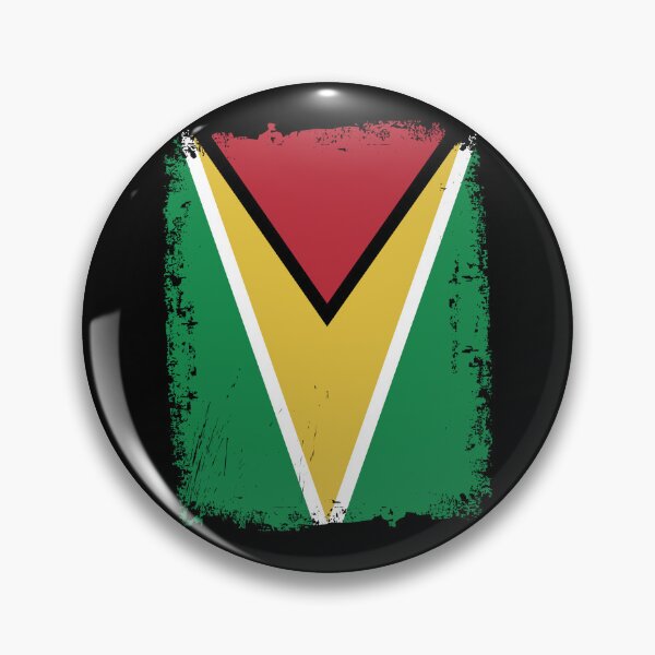 Item preview, Guyana Flag Distressed designed and sold by rafaeltto.