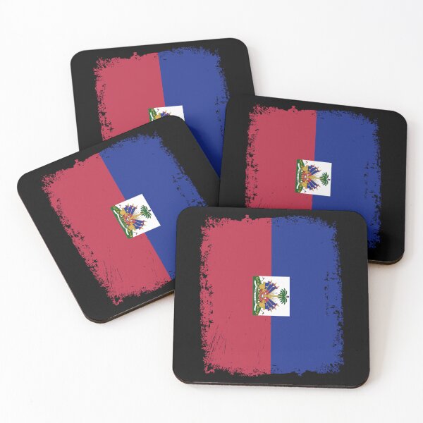 Item preview, Haiti Flag Distressed designed and sold by rafaeltto.