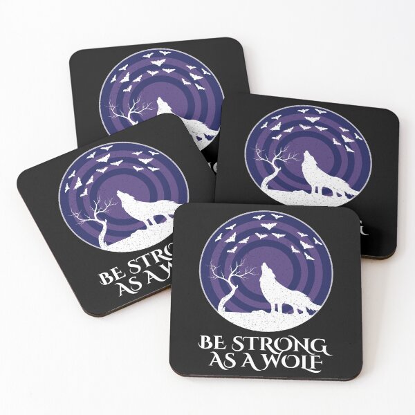 Item preview, Be Strong as a wolf designed and sold by lunacarter.