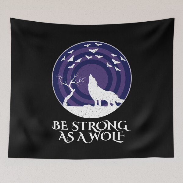 Item preview, Be Strong as a wolf designed and sold by lunacarter.