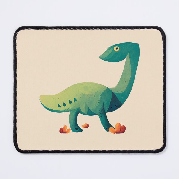 Item preview, Cute green dinosaur illustration designed and sold by MadSwellDesigns.