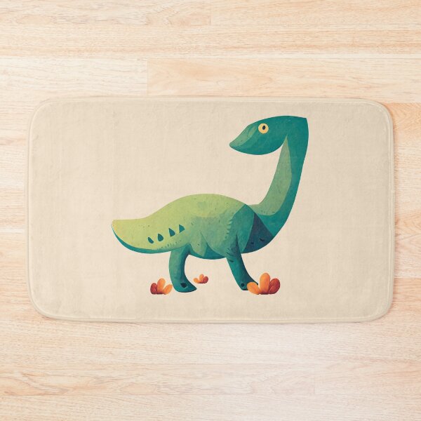 Item preview, Cute green dinosaur illustration designed and sold by MadSwellDesigns.