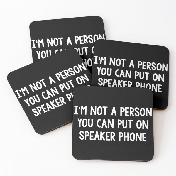 Item preview, No soy una persona a la que puedas poner en un teléfono con altavoz designed and sold by Tema EL.