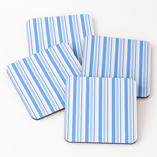 Item preview, Varying Vertical Stripes - Shades of Blue designed and sold by TheFrostedDonut.