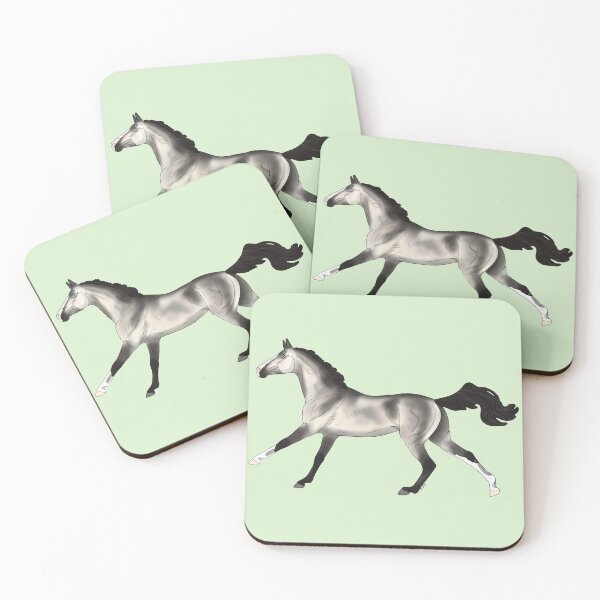 Item preview, Silver Sooty Grey Akhal-Teke Altynai designed and sold by LuxeHurricane.