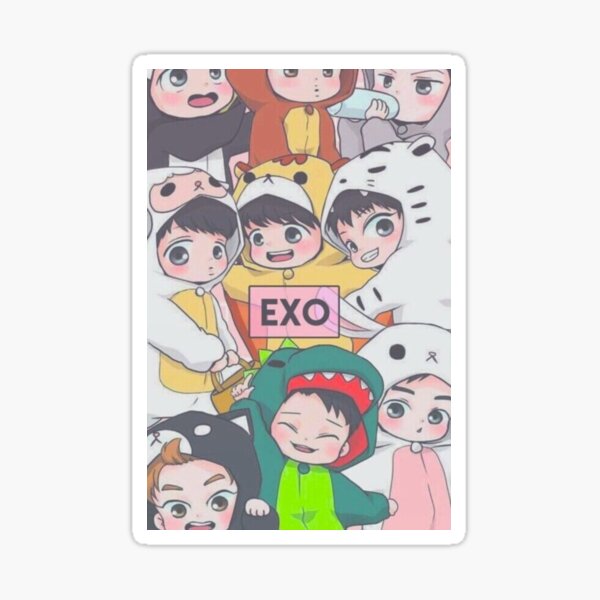 Artikel-Vorschau von EXO Chibi, designt und verkauft von Johanna Espra.