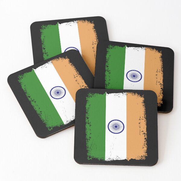 Artikelvorschau, India Flag Distressed entworfen und verkauft von rafaeltto.