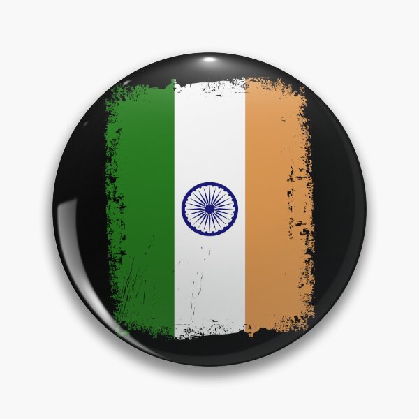 Artikelvorschau, India Flag Distressed entworfen und verkauft von rafaeltto.
