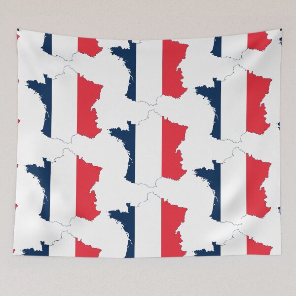 Item preview, France Flag Map designed and sold by jsj17.