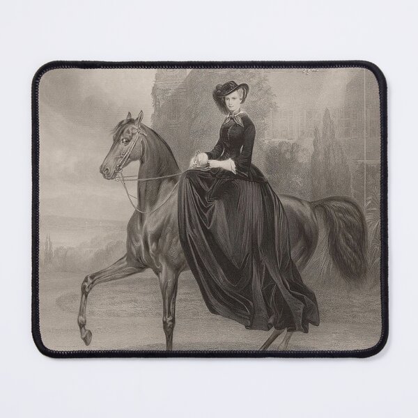 Item preview, Elisabeth Sisi von Österreich on horseback 1855 designed and sold by Vintage Designs +.