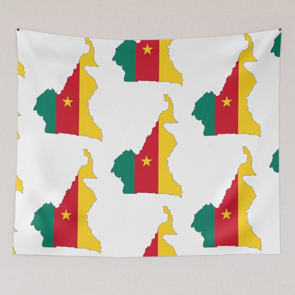 Item preview, Cameroon Flag Map designed and sold by jsj17.