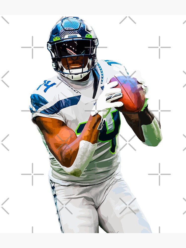 DK Metcalf Seattle Seahawks 27 x 39 Framed Art Jersey Print