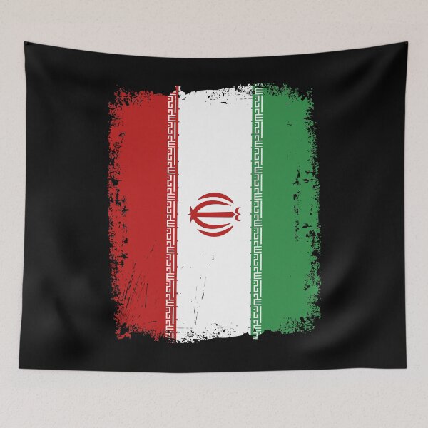 Item preview, Iran Flag Distressed designed and sold by rafaeltto.