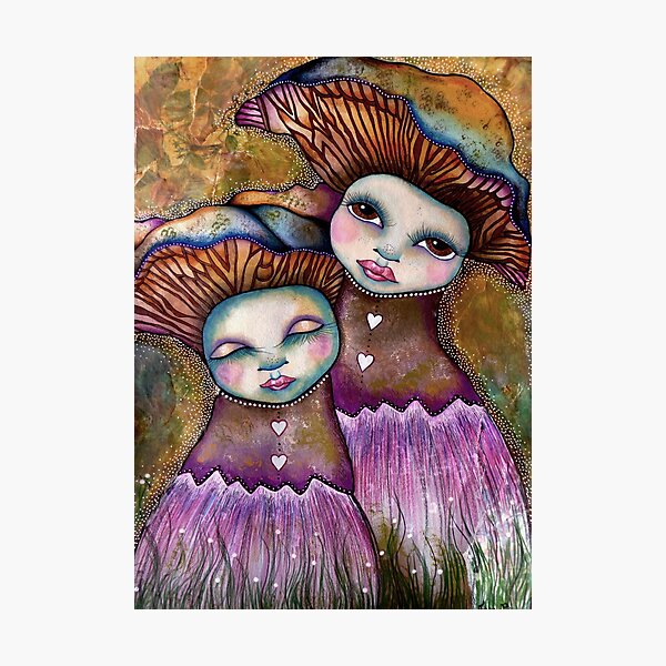 Item preview, Two-tu Mushrooms designed and sold by LanaJanePiercy.