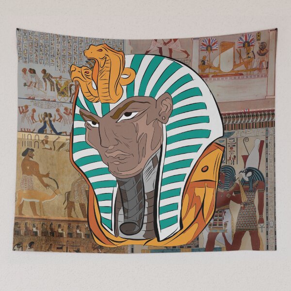 Item preview, Ancient Egypt Pharaoh and Reliefs designed and sold by ArtOfStars.