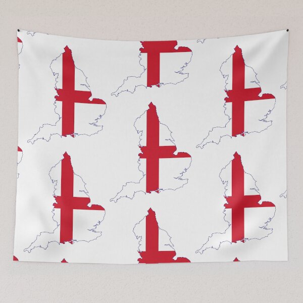 Item preview, England Flag Map designed and sold by jsj17.