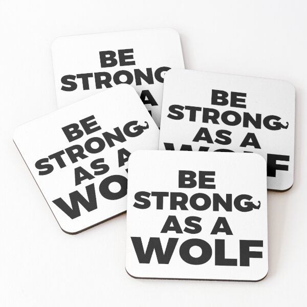 Item preview, Be Strong as a wolf designed and sold by lunacarter.