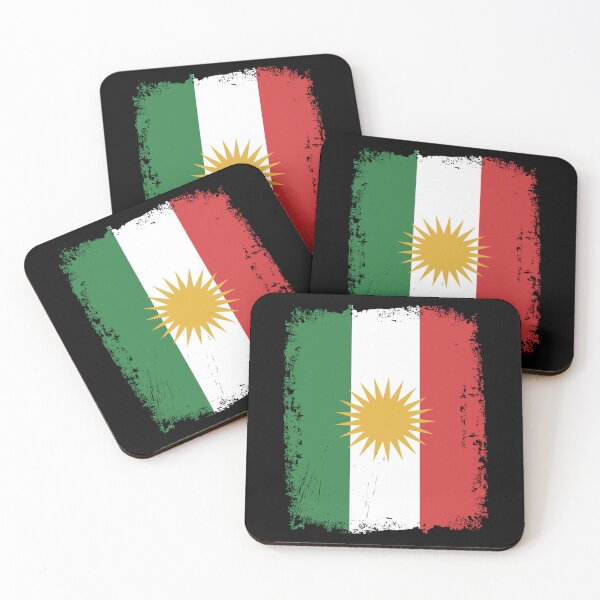 Item preview, Iraqi Kurdistan Flag Distressed designed and sold by rafaeltto.