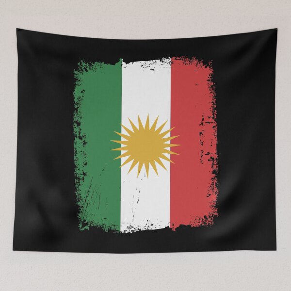 Item preview, Iraqi Kurdistan Flag Distressed designed and sold by rafaeltto.