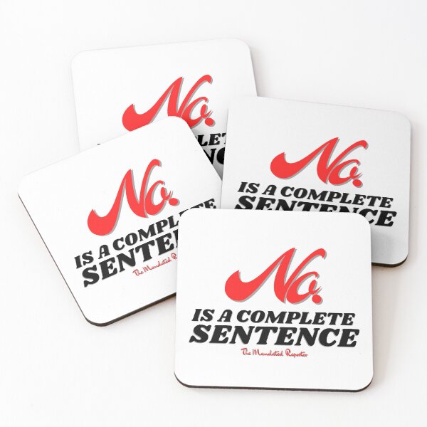 Item preview, No, is a Complete Sentence - White designed and sold by TheReporter1.