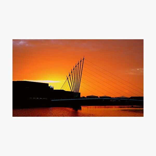 Sundown, Salford Photographic Print