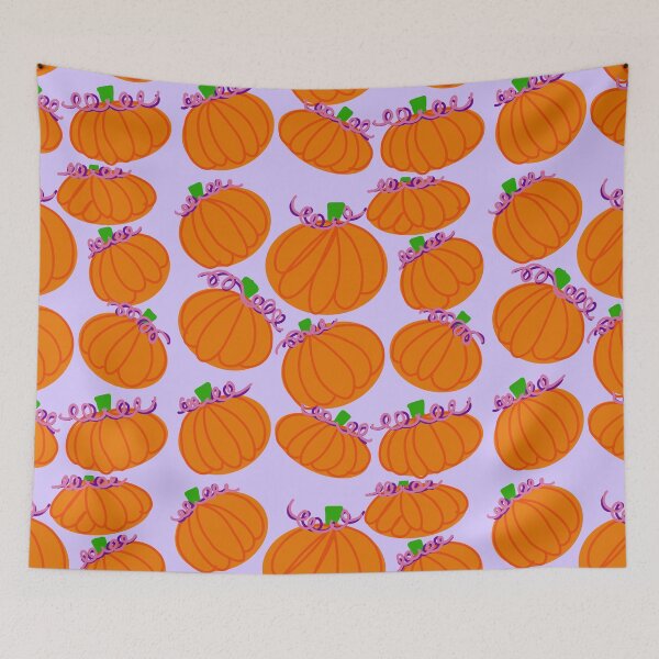 Item preview, vintage pumpkin scene Halloween  designed and sold by orchidgd.