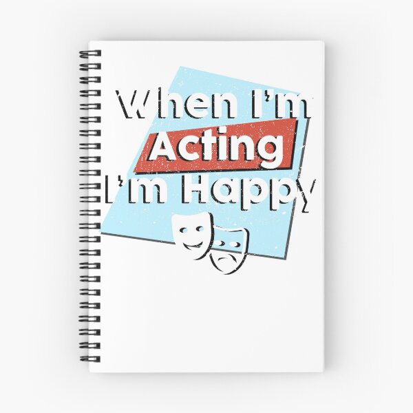 Item preview, When I'm Acting I'm Happy designed and sold by Mad Over Store.