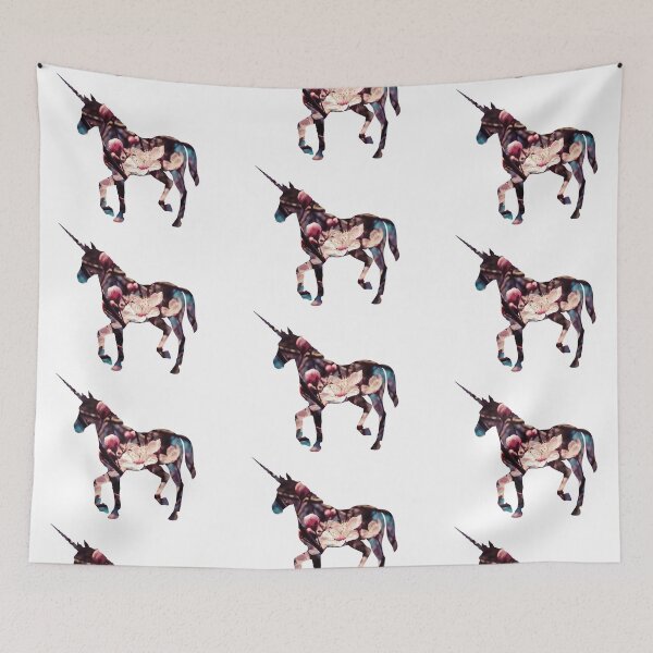 Item preview, UNICORN IN FLOWERS BLOOMS designed and sold by acatherine.