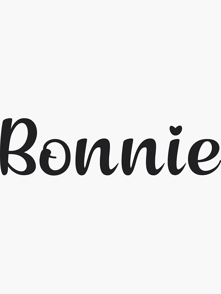 Bonnie Name | Sticker